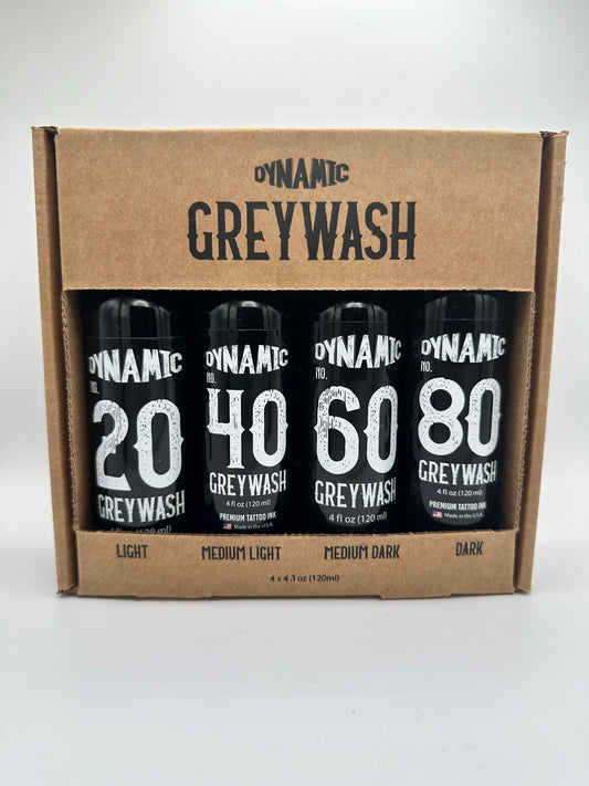 Dynamic Ink Greywash 4oz x 4 Bottle Set