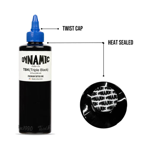 Dynamic Ink Triple Black 8oz Bottle